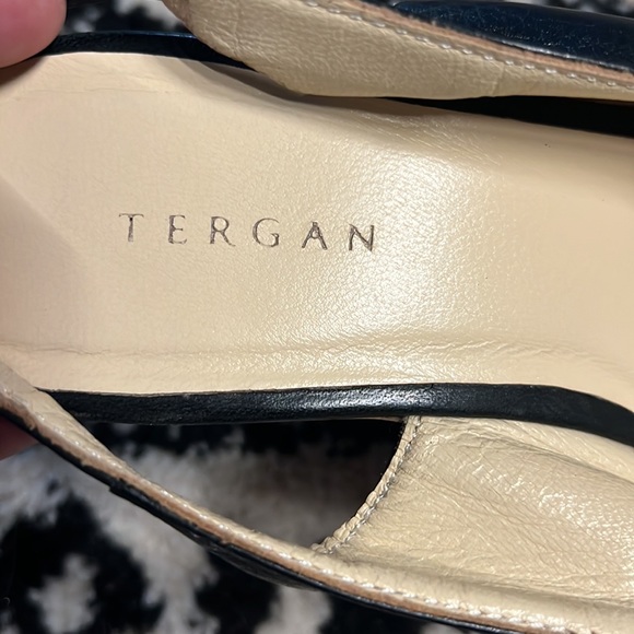 Terran black goat leather wedges.  Hand made in Turkey size euro 39 - Picture 4 of 5